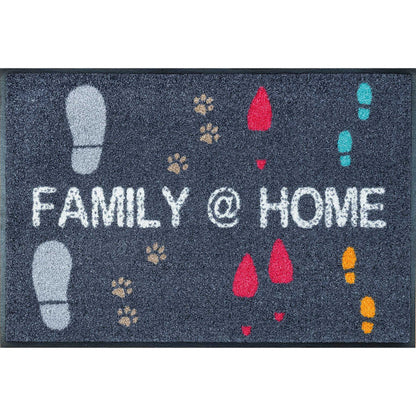 Fußmatte 50x75 Family @ Home anthrazit