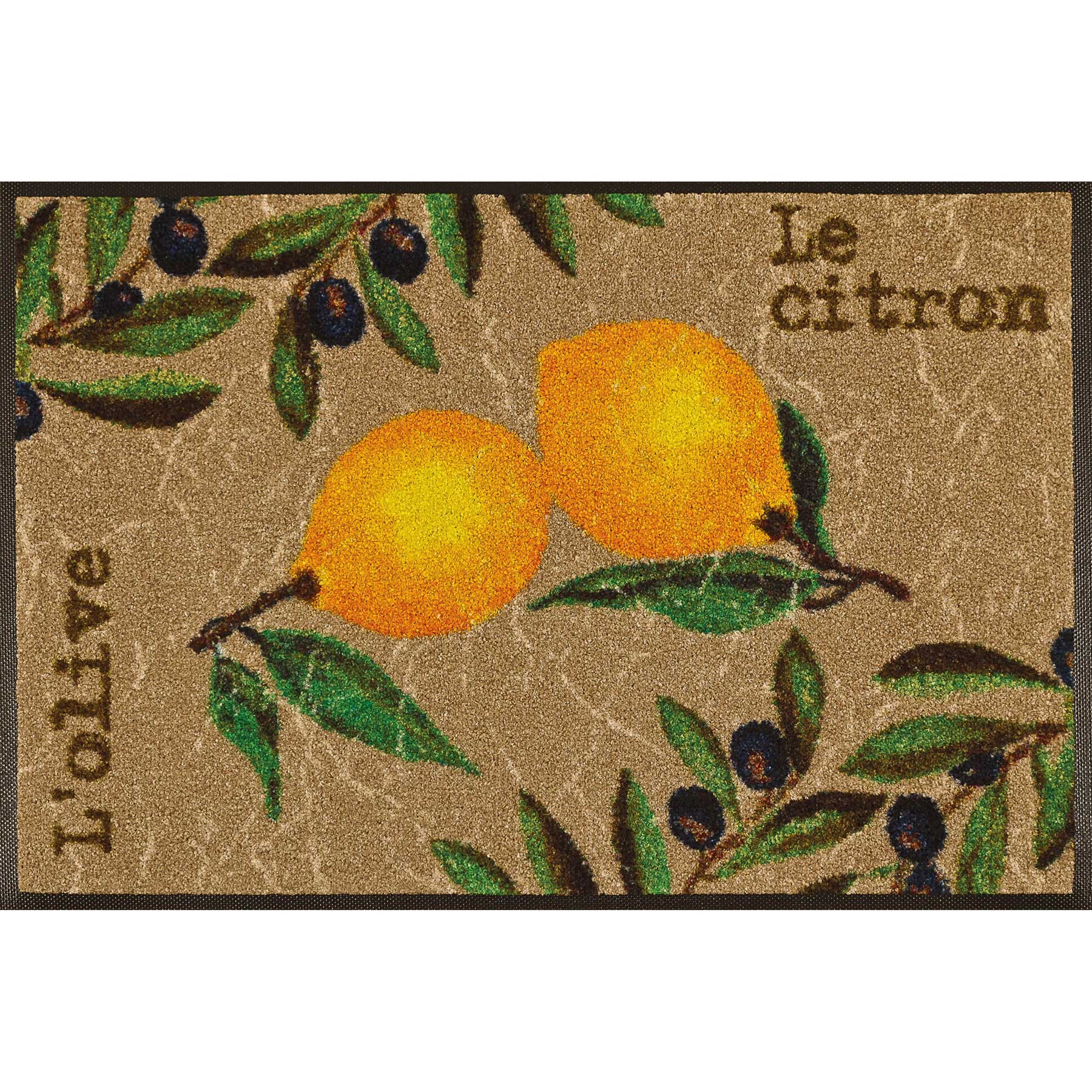 Fußmatte 50x75 Le Citron gelb