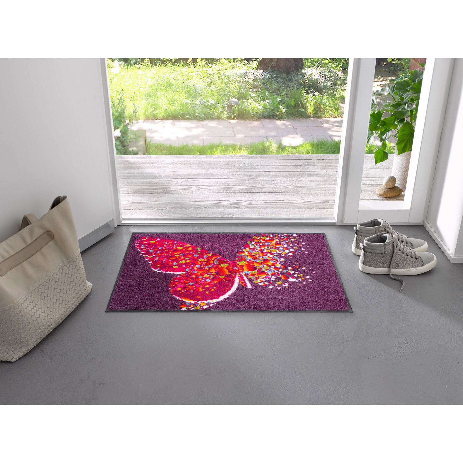 Fußmatte 50x75 Papallona lila