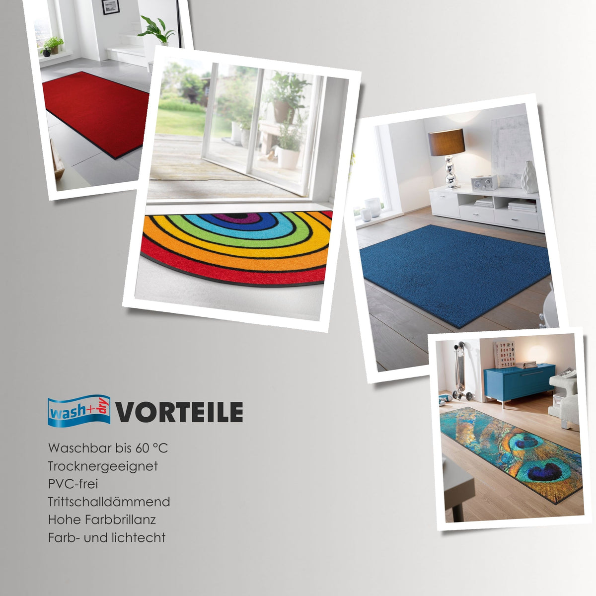  Vorteile Wash+Dry Matten waschbar EB202