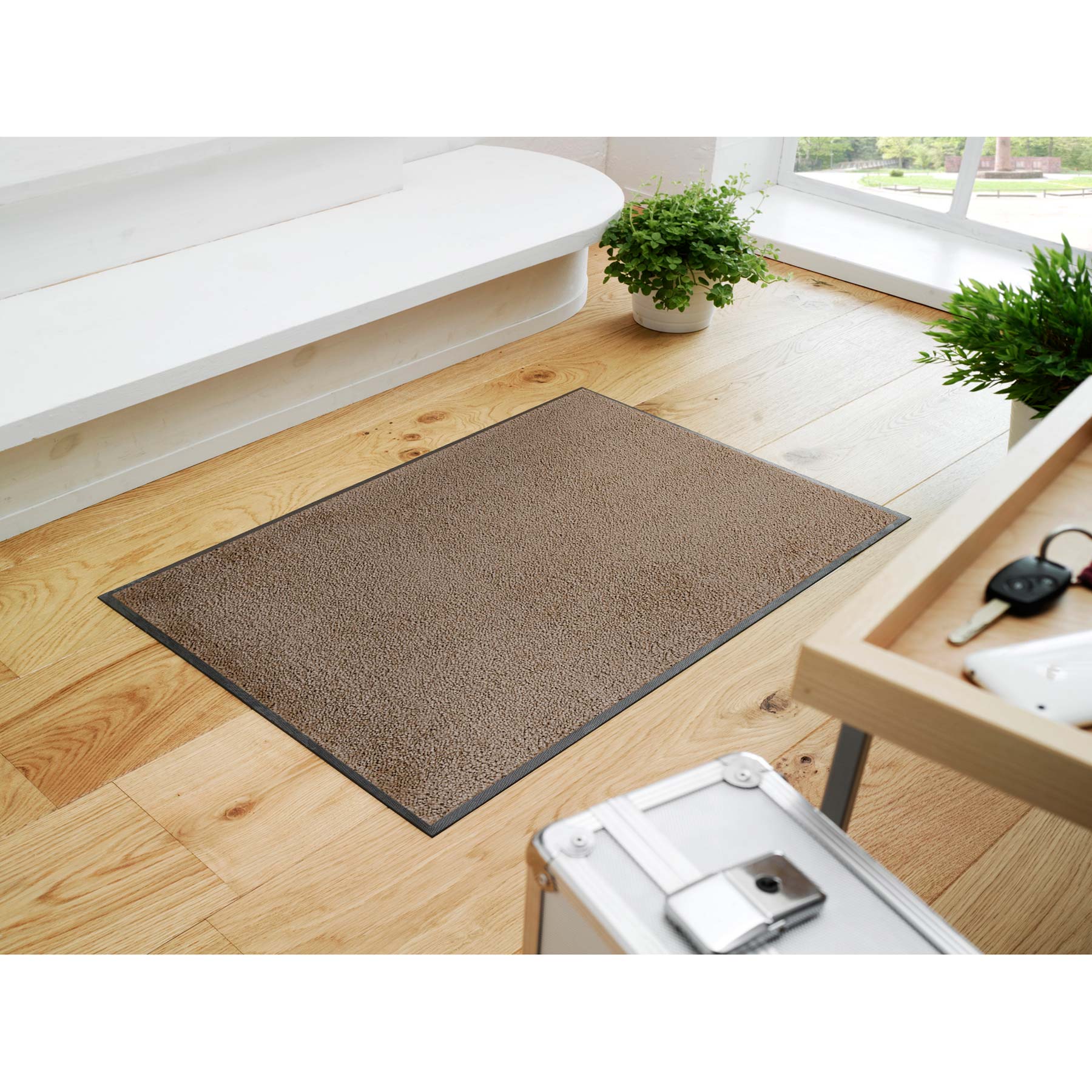 Fußmatte 50x75 Taupe taupe