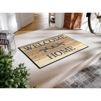 Fußmatte 50x75 Welcome Home beige beige