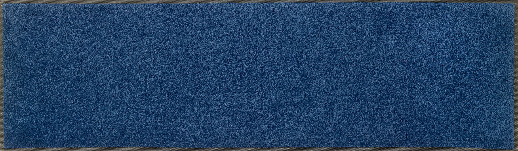 Läufer 35x120 Navy dunkelblau