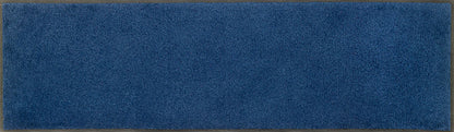 Läufer 35x120 Navy dunkelblau