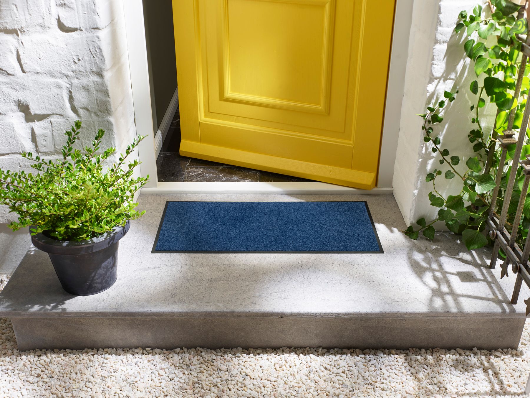Fußabtreter klein 35x75 Navy dunkelblau