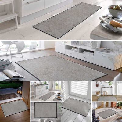Fußmatte 60x90 Cool Grey silber