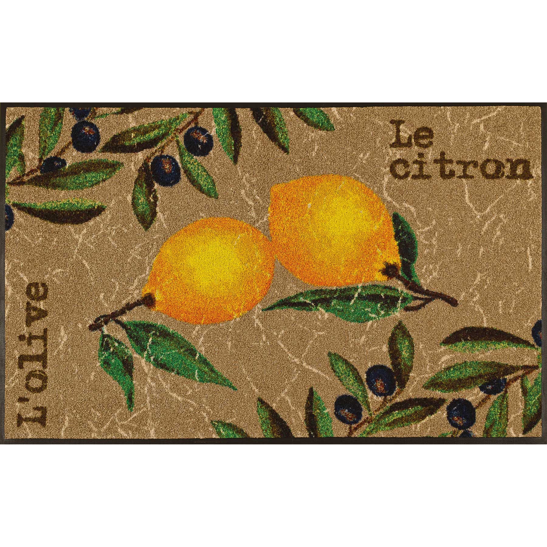 Fußmatte 75x120 Le Citron gelb