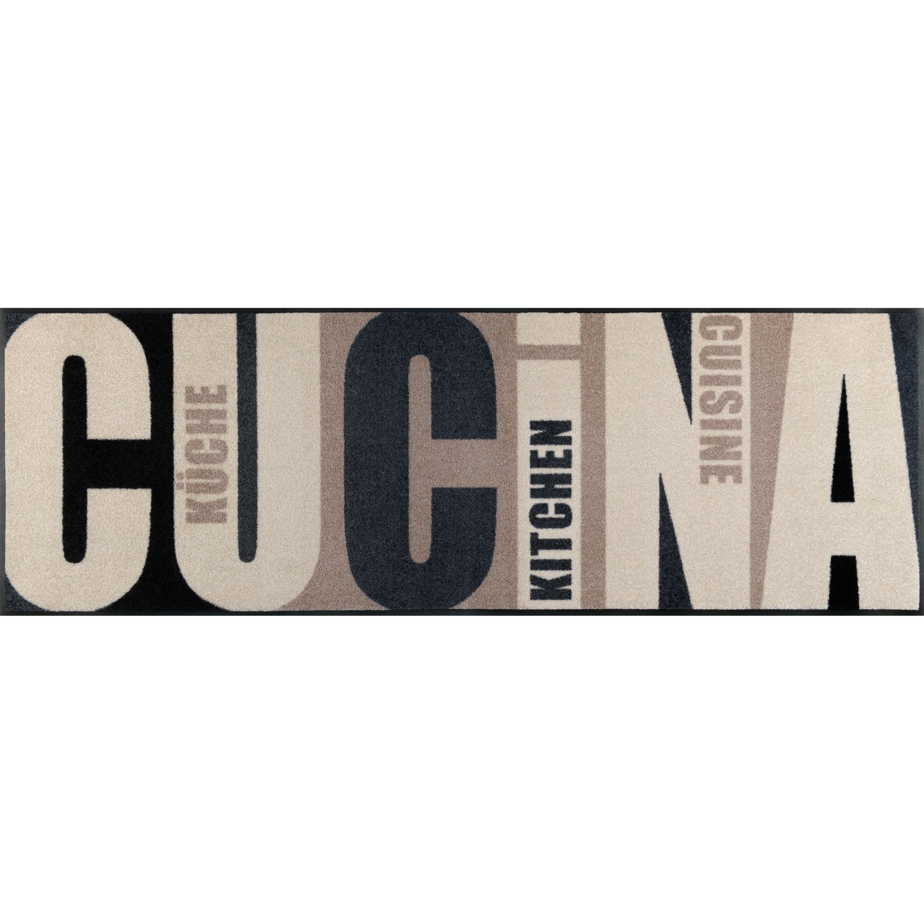 Teppichläufer 60x180 Cucina pura beige