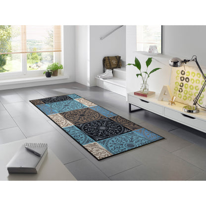 Teppichläufer 75x190 Da Capo blau