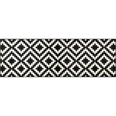 Teppichläufer 60x180 Kalmar schwarz
