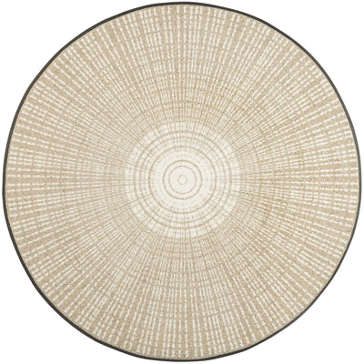 Matte rund 115x115 Cascara beige