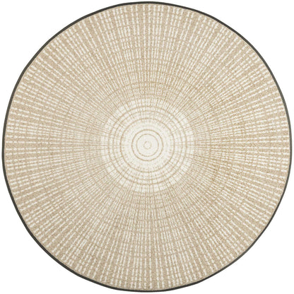Matte rund 115x115 Cascara beige