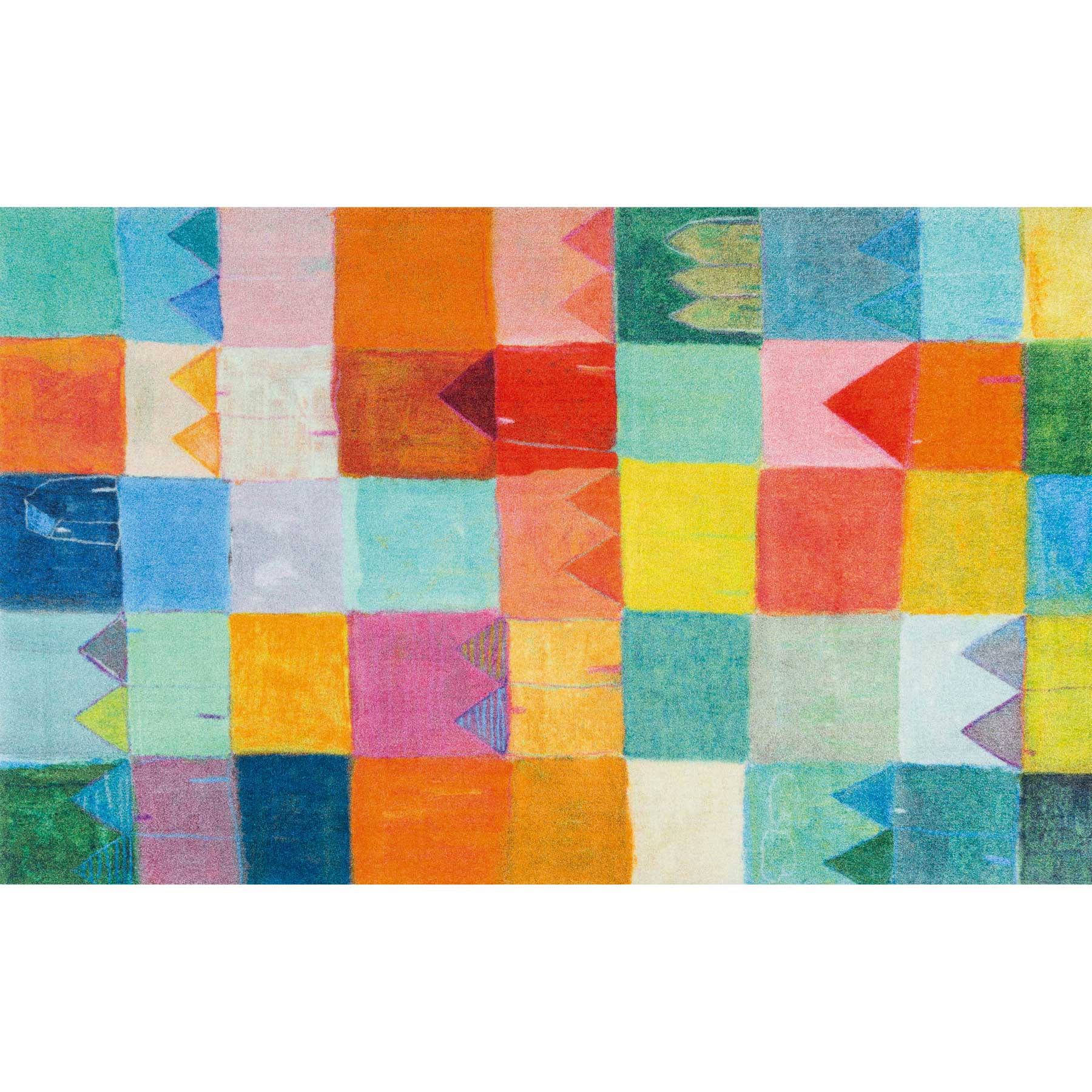 Wohnteppich 110x175 Sonnenstadt