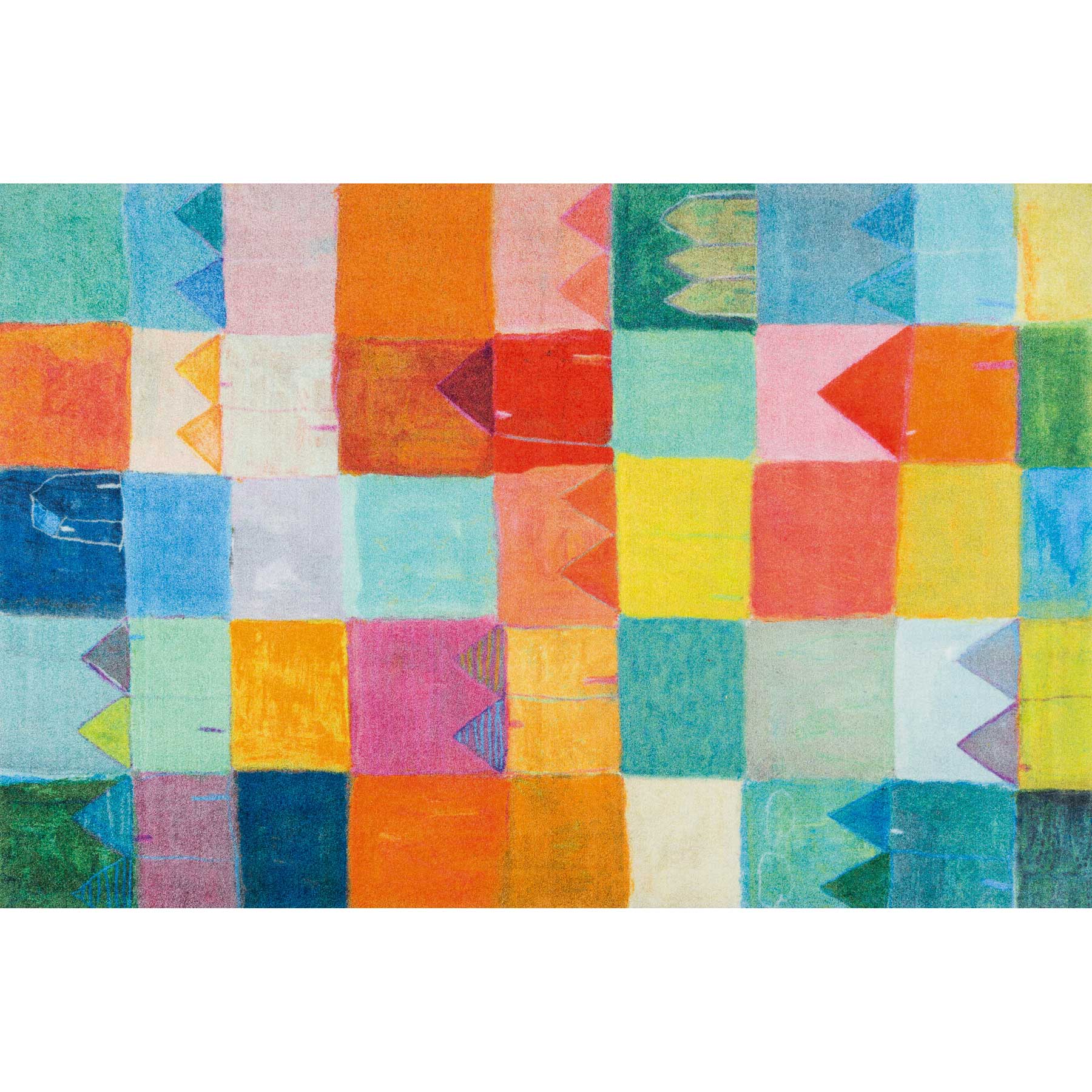 Wohnteppich 140x200 Sonnenstadt