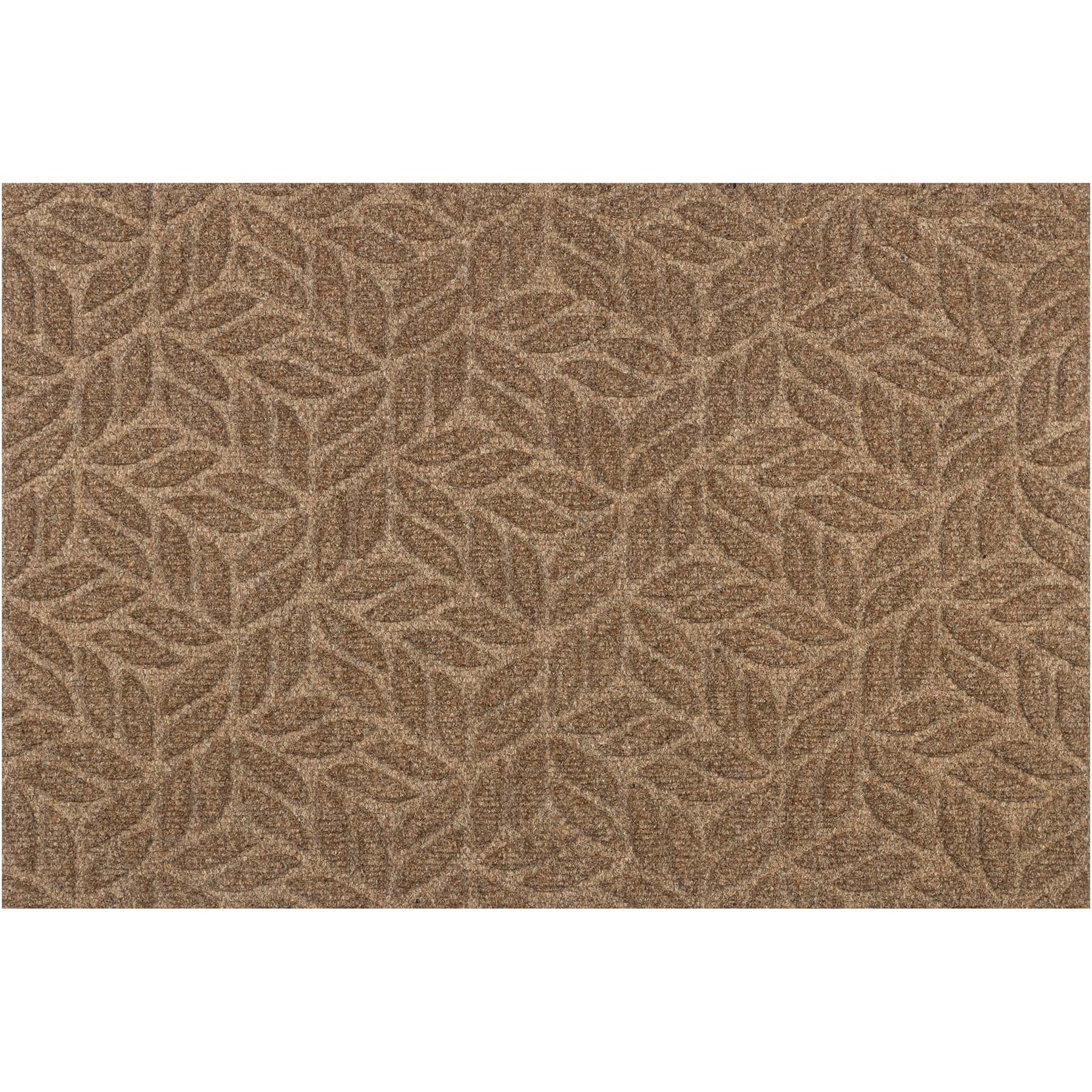 Dune leaves wash dry taupe 60 90 fußmatte groß