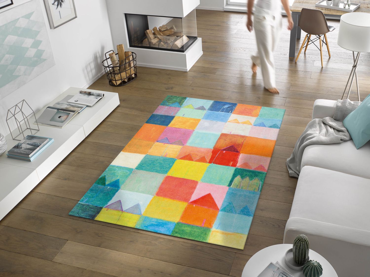 Wohnteppich 140x200 Sonnenstadt