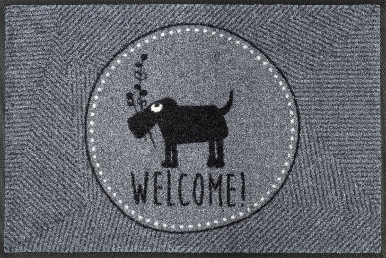 Fußmatte 50x75 Herr Just- Welcome! grau