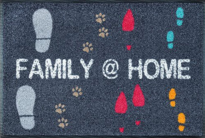 Fußmatte 50x75 Family @ Home anthrazit