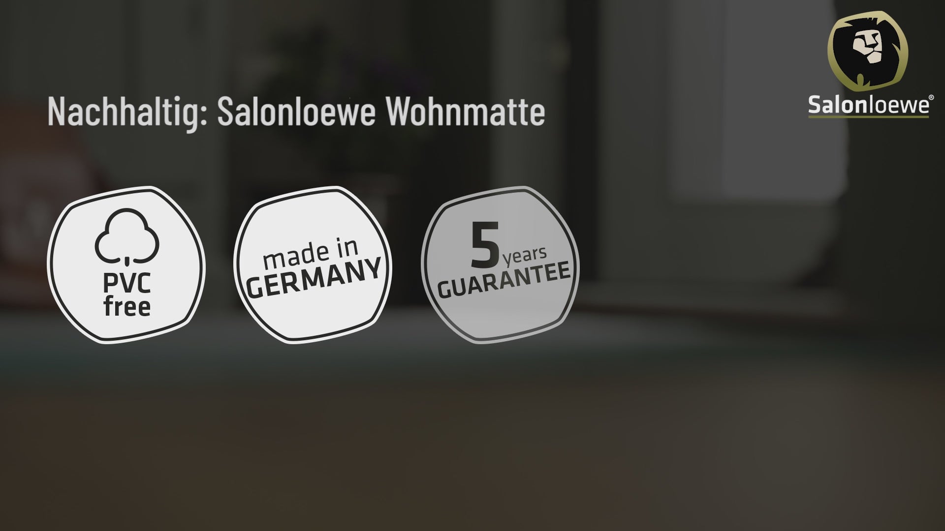 Video laden: Pflegehinweise zur Fußmatte, wie wasche ich meine Matte richtig und ist sie trocknergeeignet