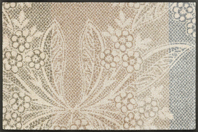Fußmatte 50x75 Floral Lace beige