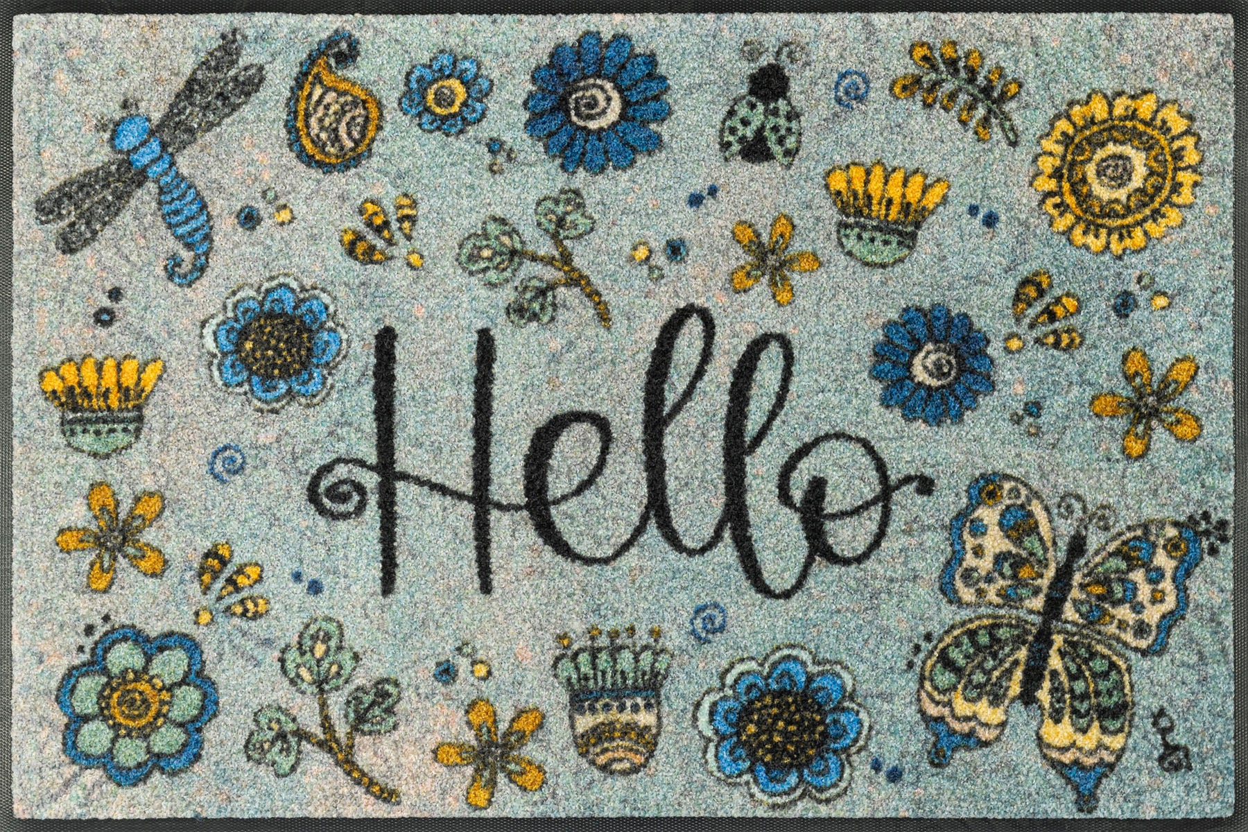 Fußmatte 50x75 Hello Flowers