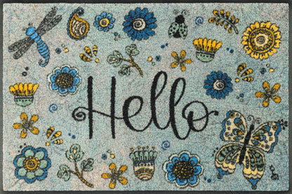Fußmatte 50x75 Hello Flowers